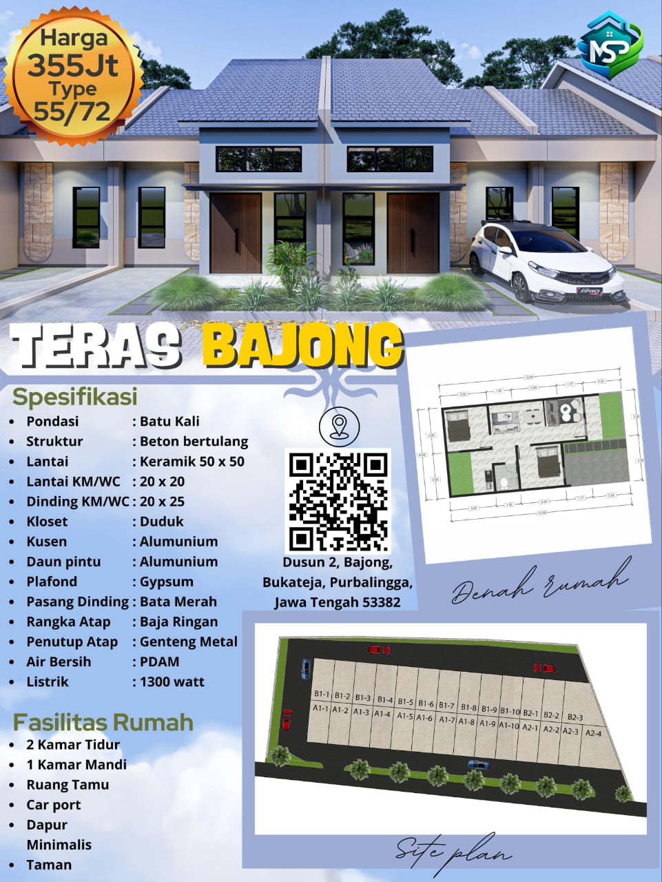 perumahan teras bajong